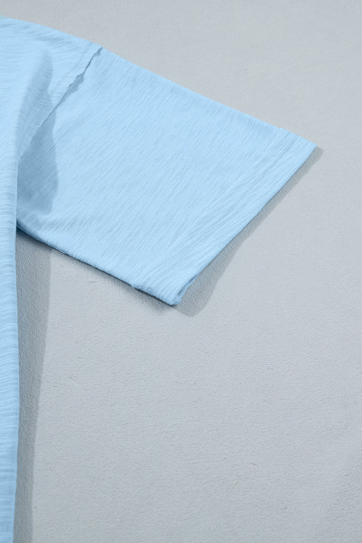 Mist Blue Western Mallard Oversized Tee