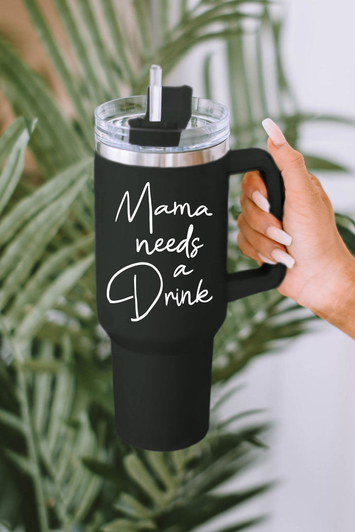 Tasse portable en acier inoxydable « Mama Needs A Drink » de 1 134 ml