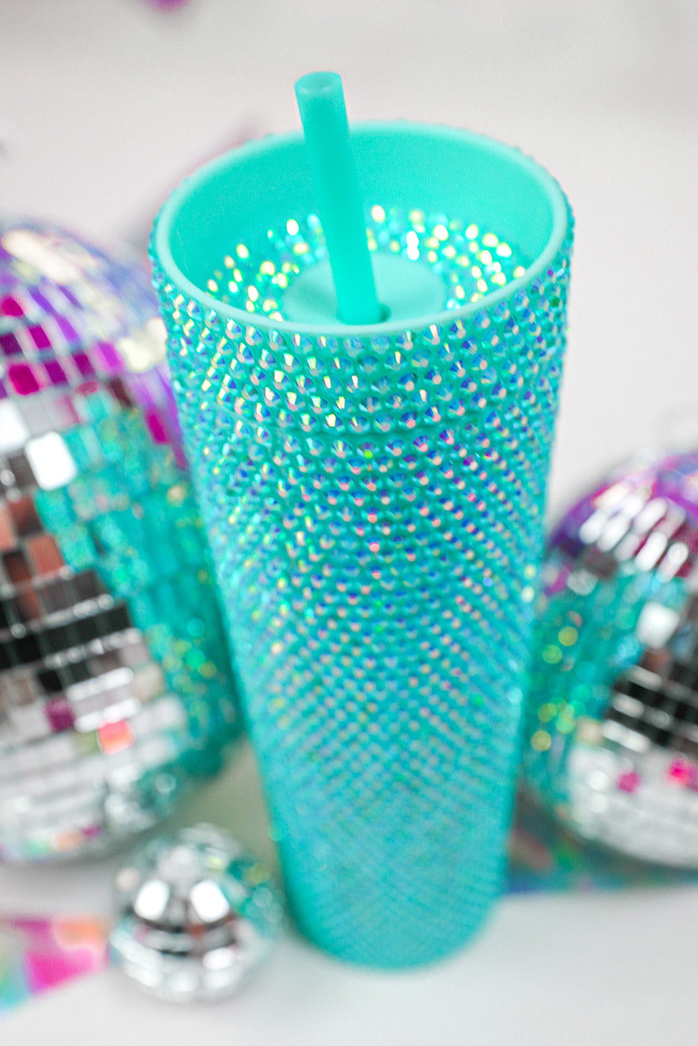 Full Rhinestone Straw Cup 40oz