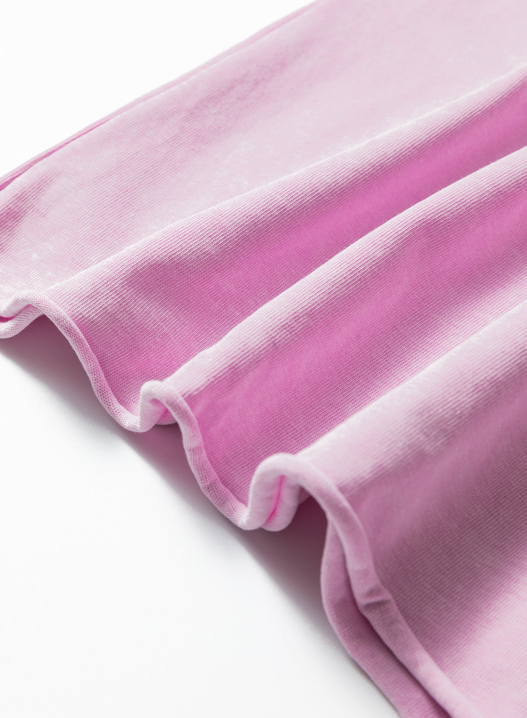 Mineral Wash Drop Shoulder Raw Edge Loose Tee