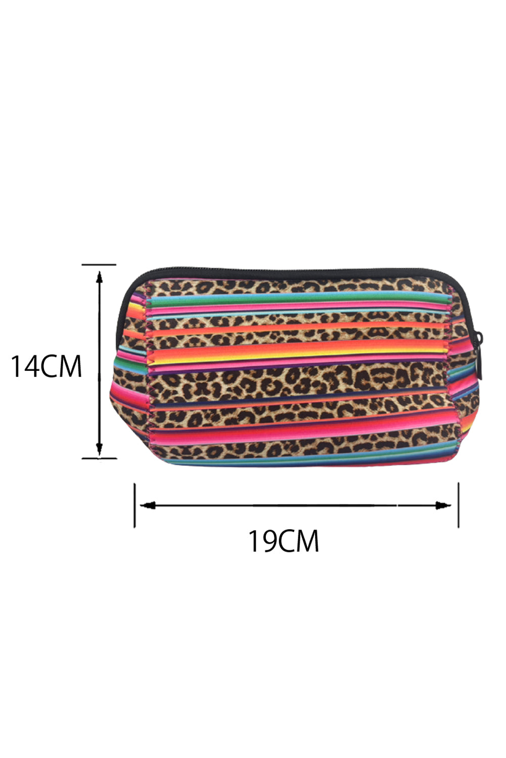 Trousse de maquillage léopard Serape 14 x 19 cm