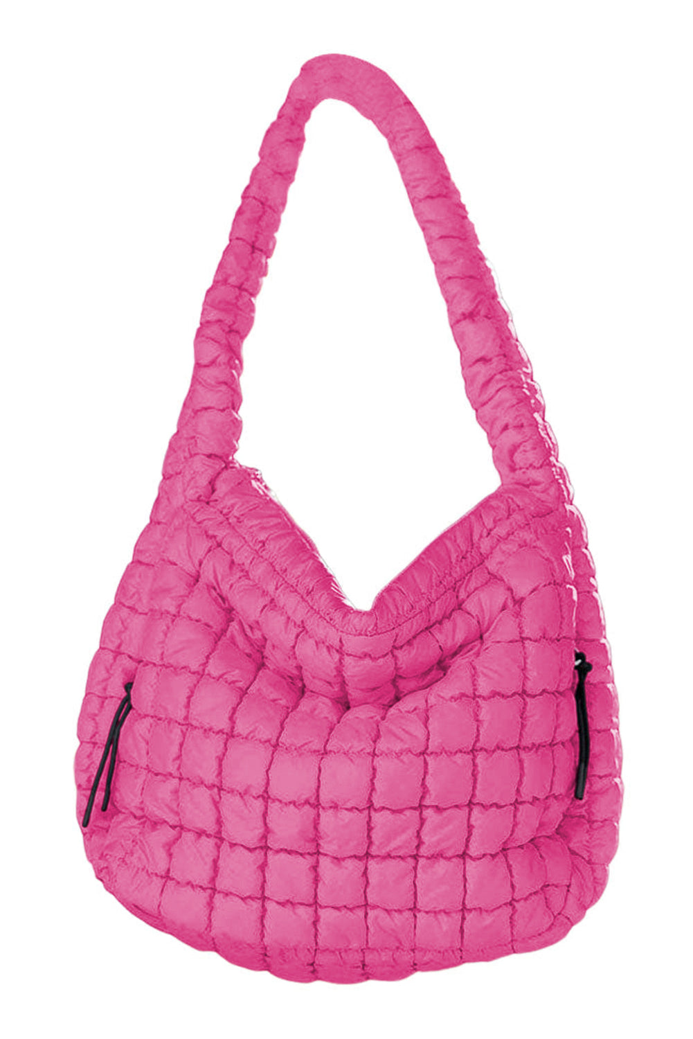 Quilted Puffy Large Shoulder Bag