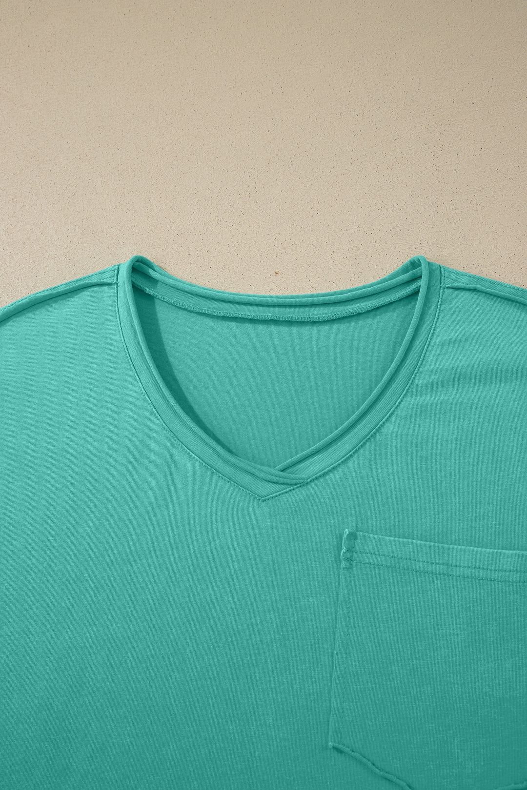 Mint Green Cotton Mineral Wash T Shirt