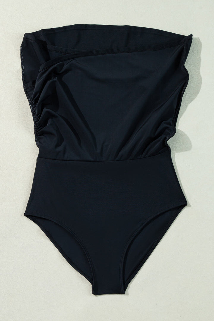 crossover bikini tank and skort swimwear