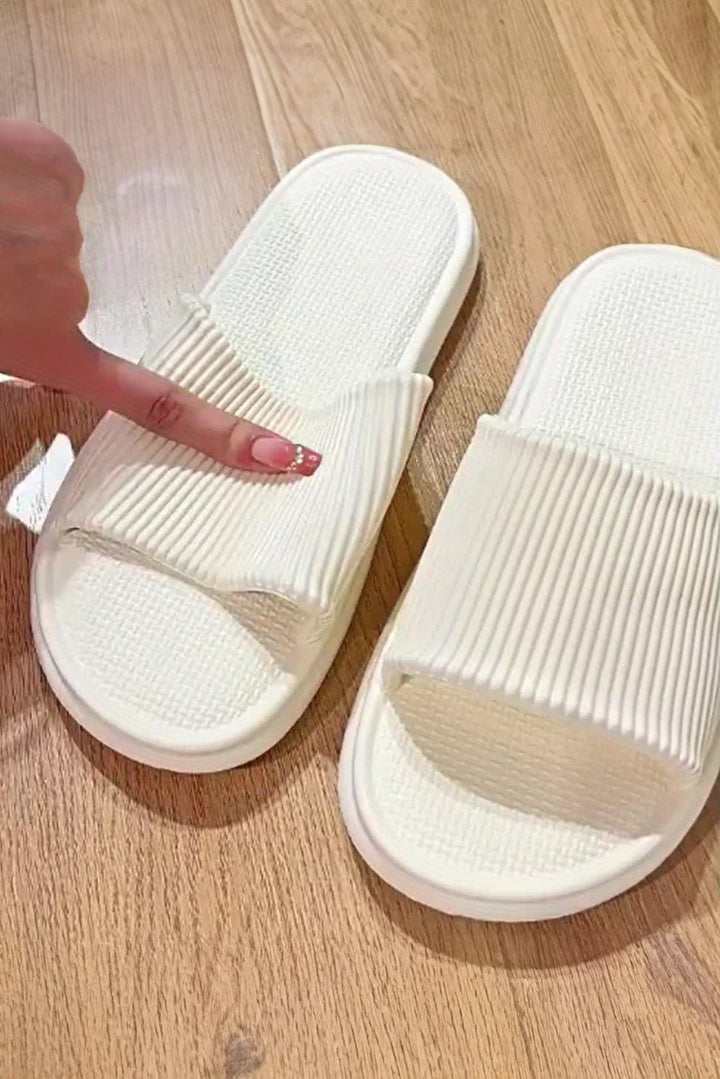 Textured Thick Sole Soft EVA Home Slippers