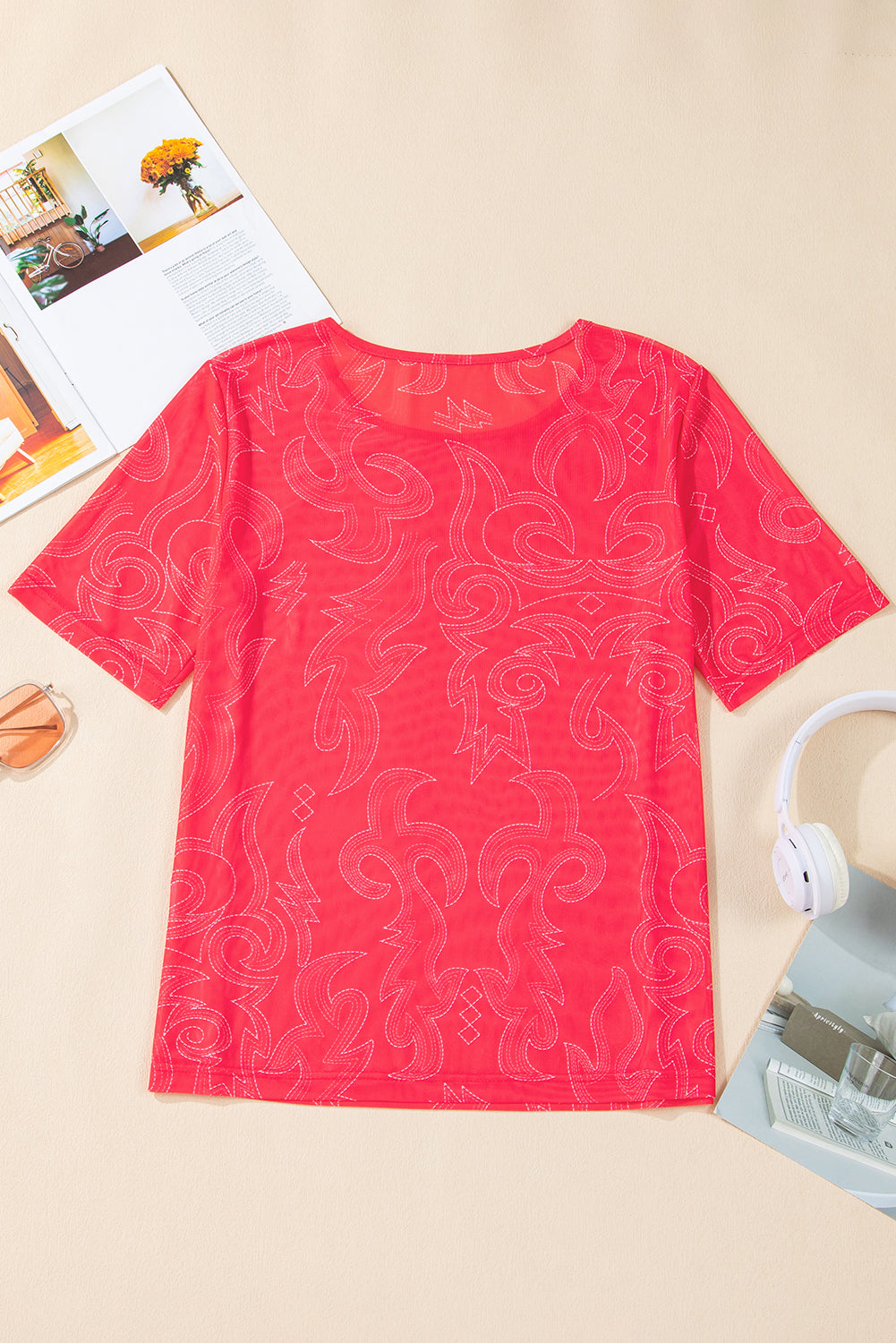 western girls mesh t shirt