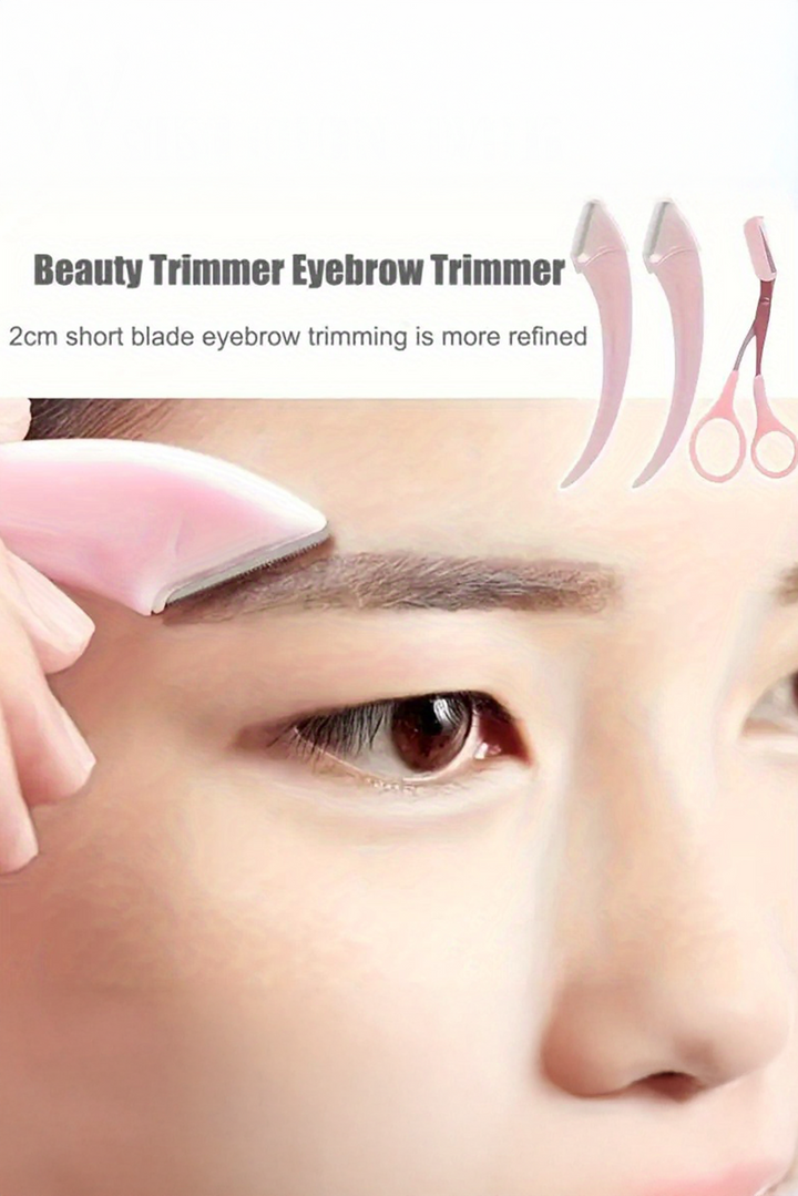 2pcs Eyebrow Trimming Tool Set