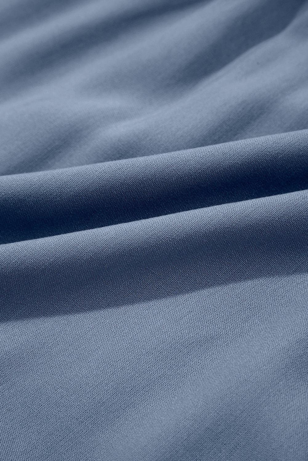 Robe longue évasée à volants et manches courtes, boutons cachés