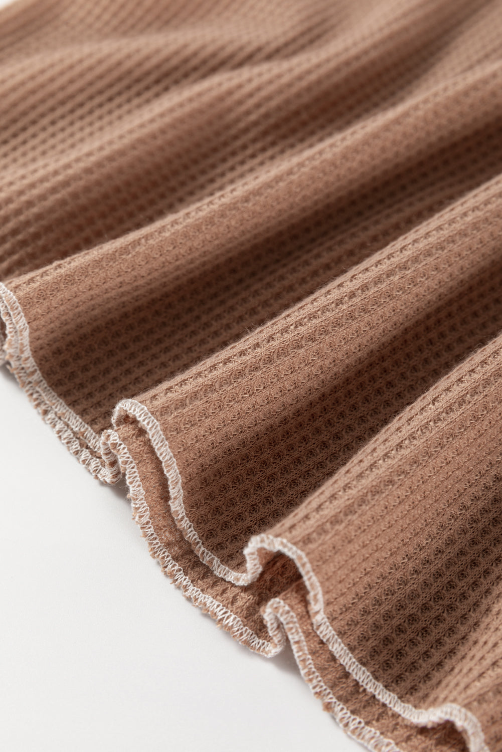 Textured Round Neck Long Sleeve Top