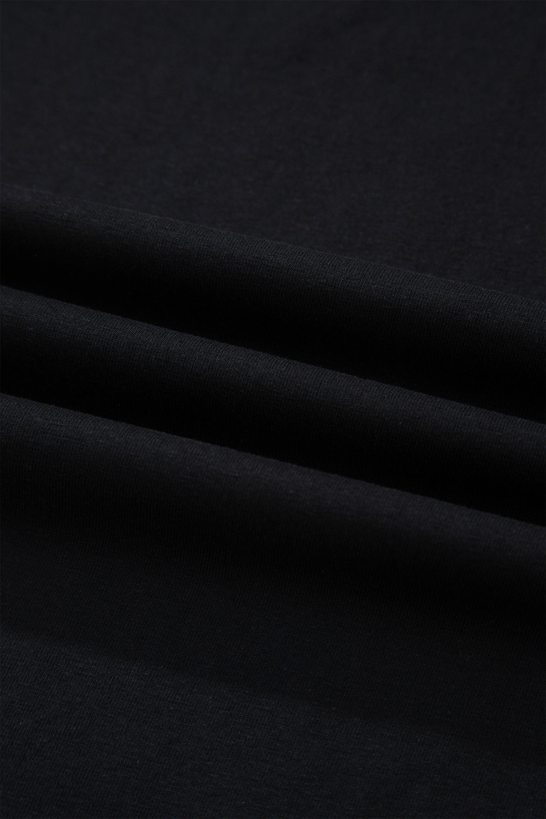 Black Varsity Striped Short Sleeve Crew Neck T Shirt
