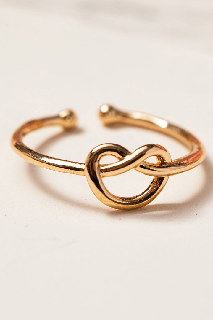Bague tendance Saint-Valentin Knot A Heart