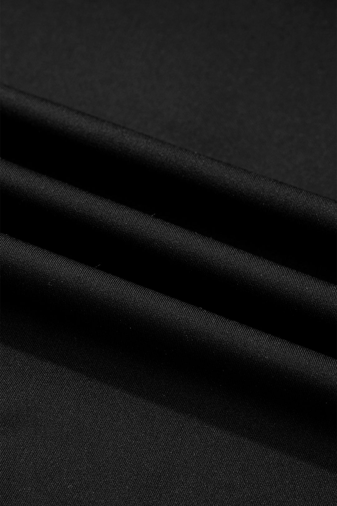 Black Solid Color Wide Strap Splicing Athleisure Tank Top