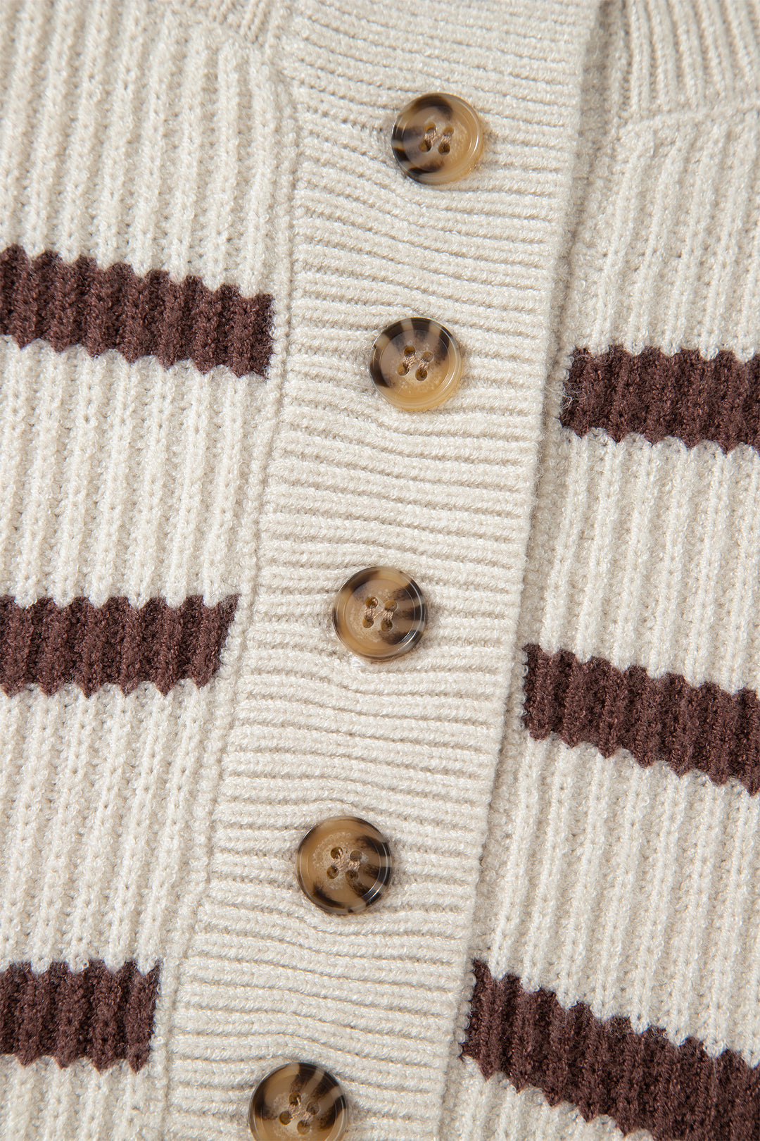 Ribbed Henley Drop Shoulder Slouchy Sweater