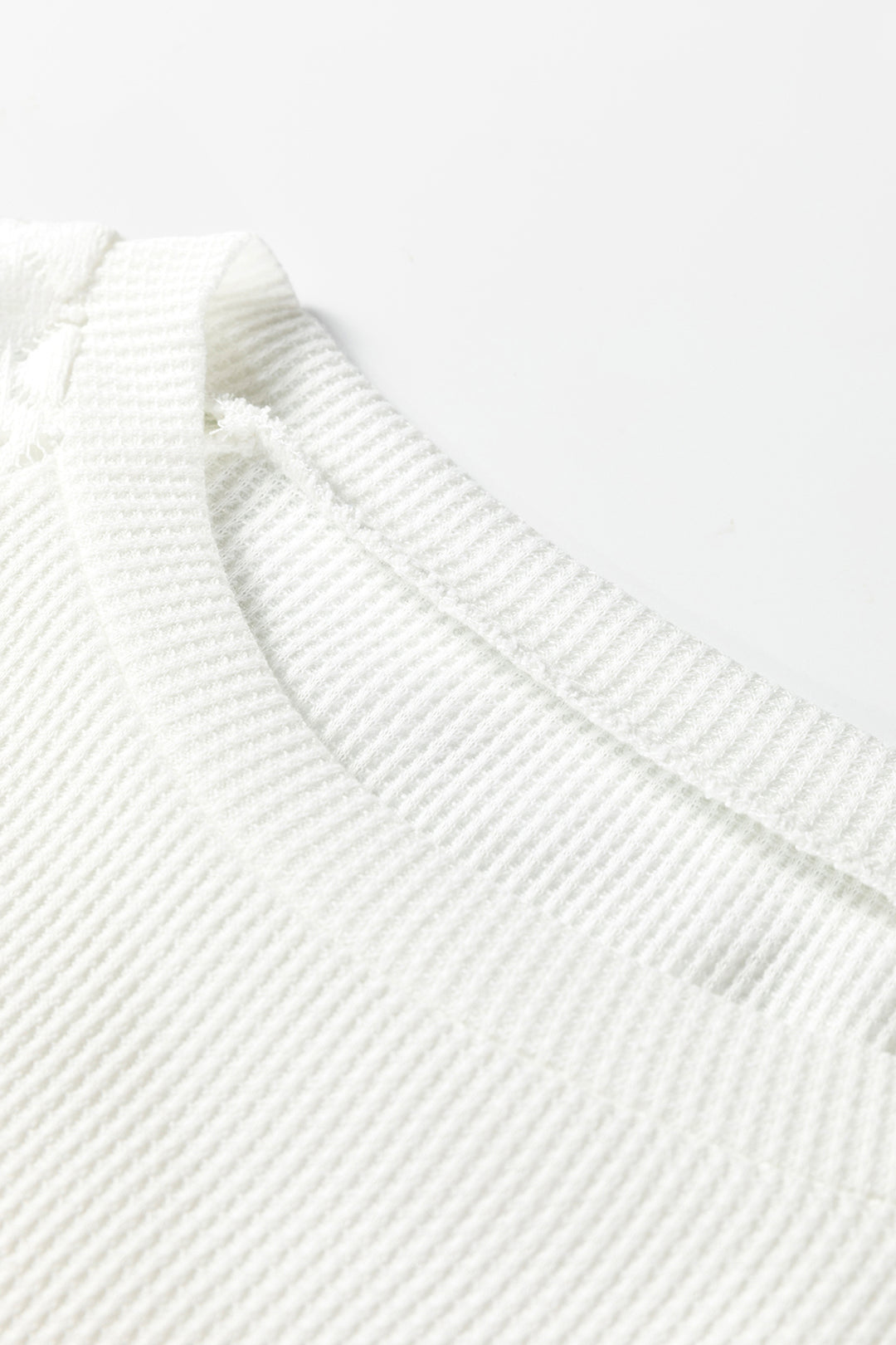 Lace Long Sleeve Textured Pullover