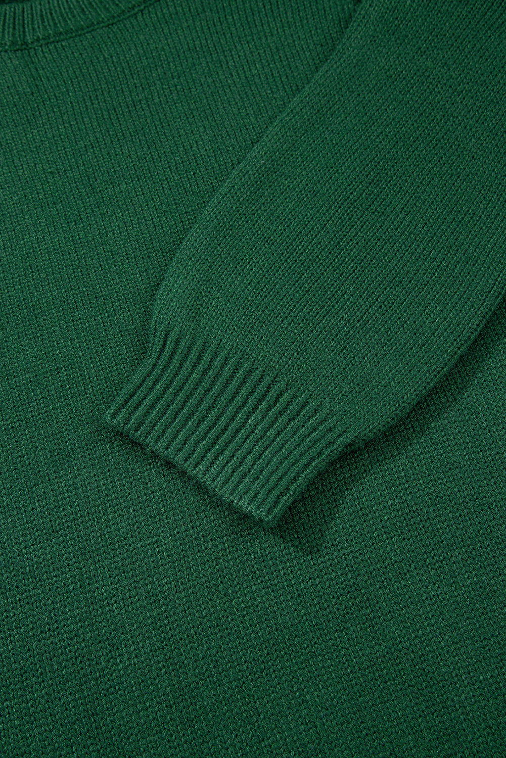 Raglan Sleeve Crew Neck Sweater