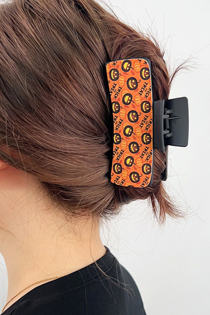 Trick or Treat Halloween Print Hair Clip