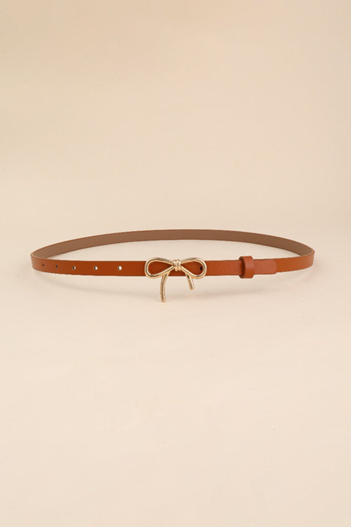 Ceinture fine décorative à nœud papillon