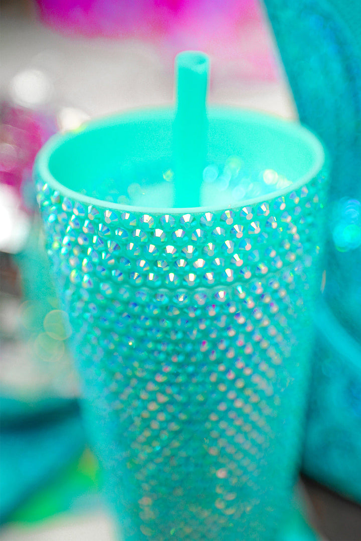 Full Rhinestone Straw Cup 40oz