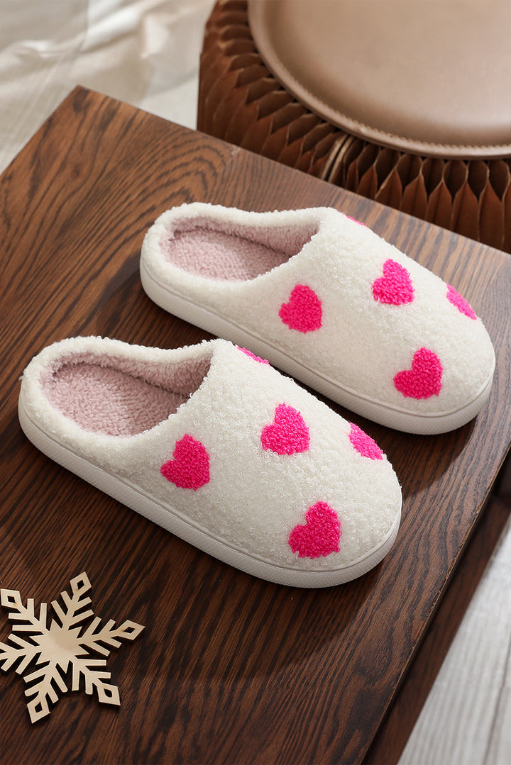 Herzmuster Valentines Fuzzy Winter Hausschuhe