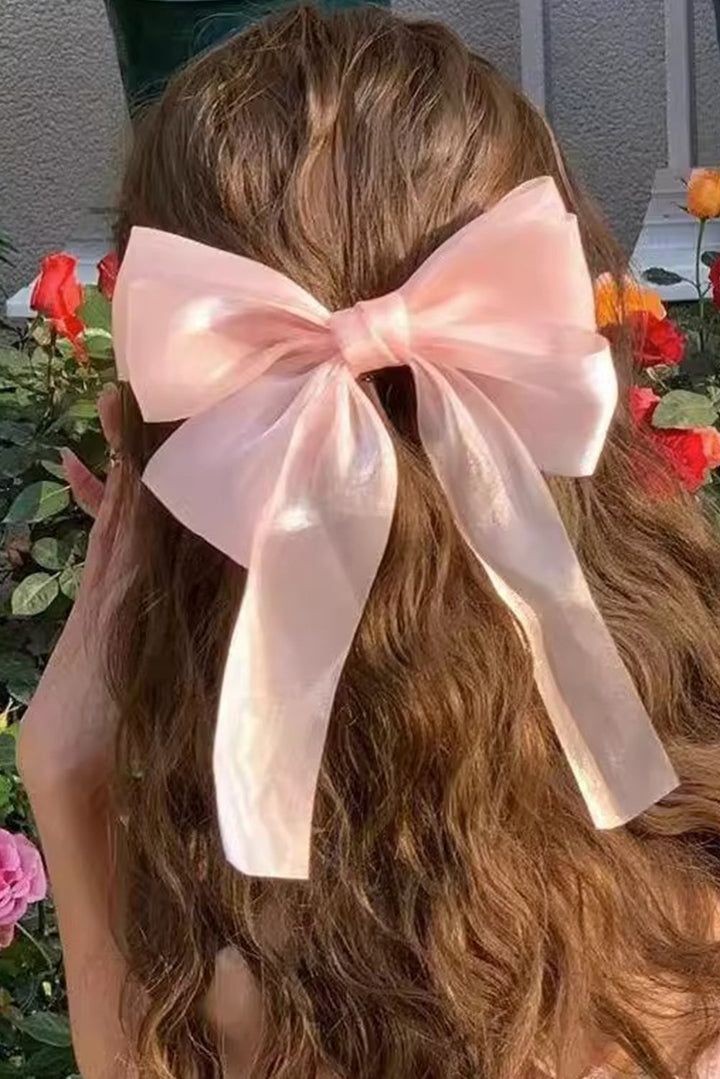 Gauze Bowknot Hair Clip