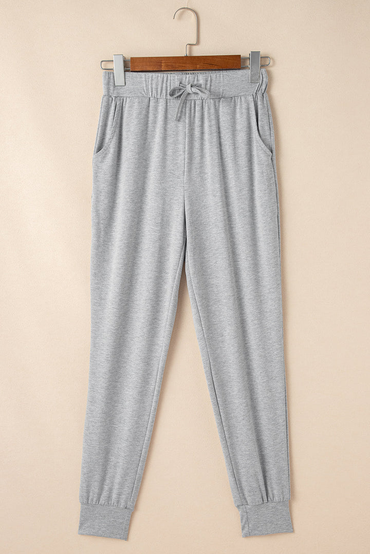 split long cardigan and skinny pants lounge set 2