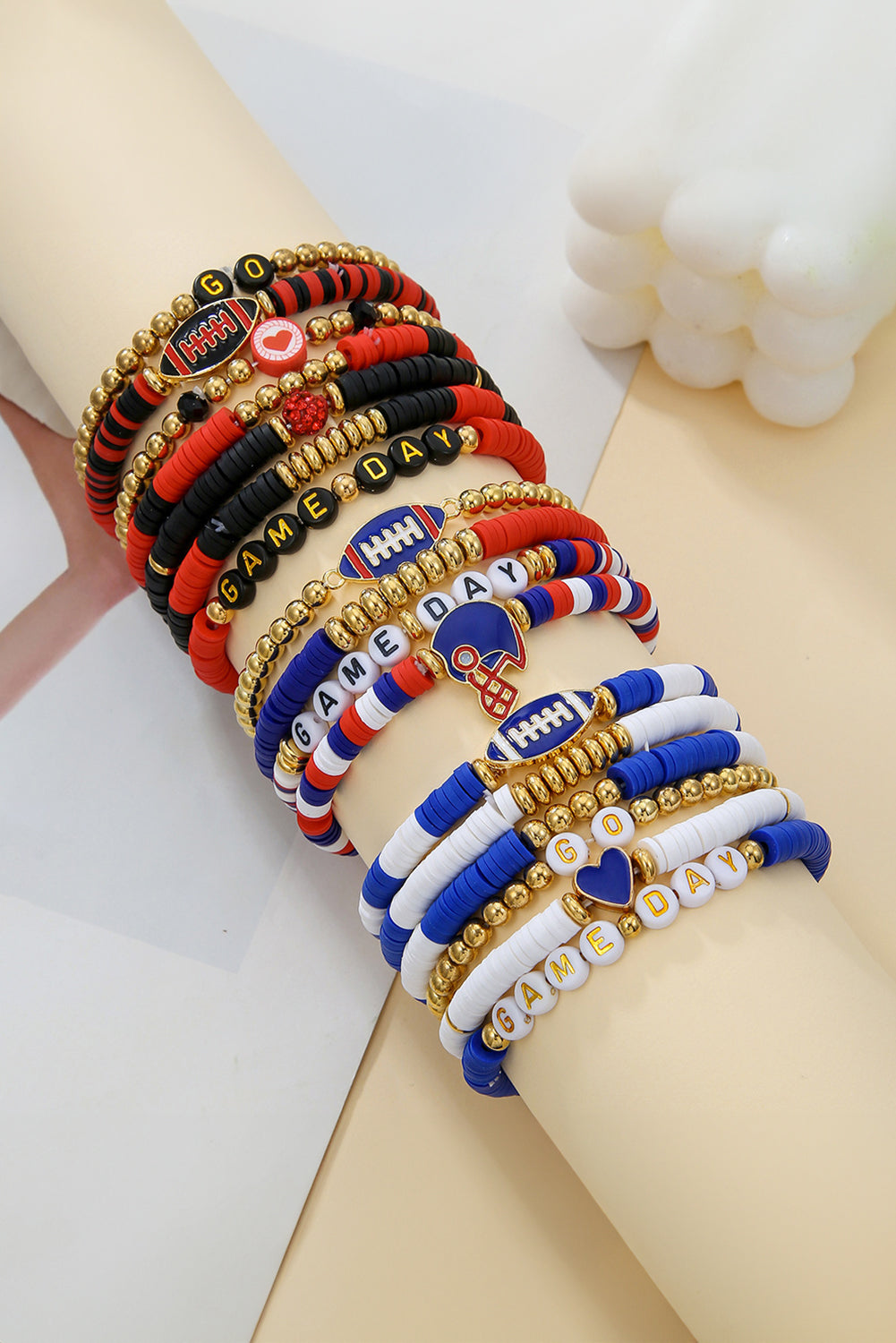 GAME DAY Multilayer Beading Bracelet