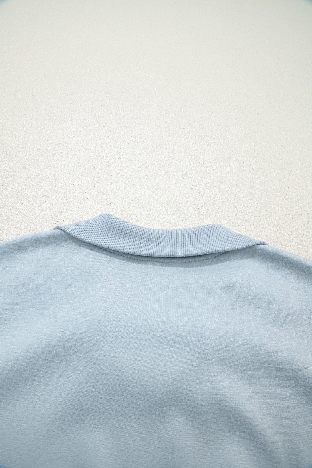 Beau Blue Half Zip Polo Tee Casual Pant Set