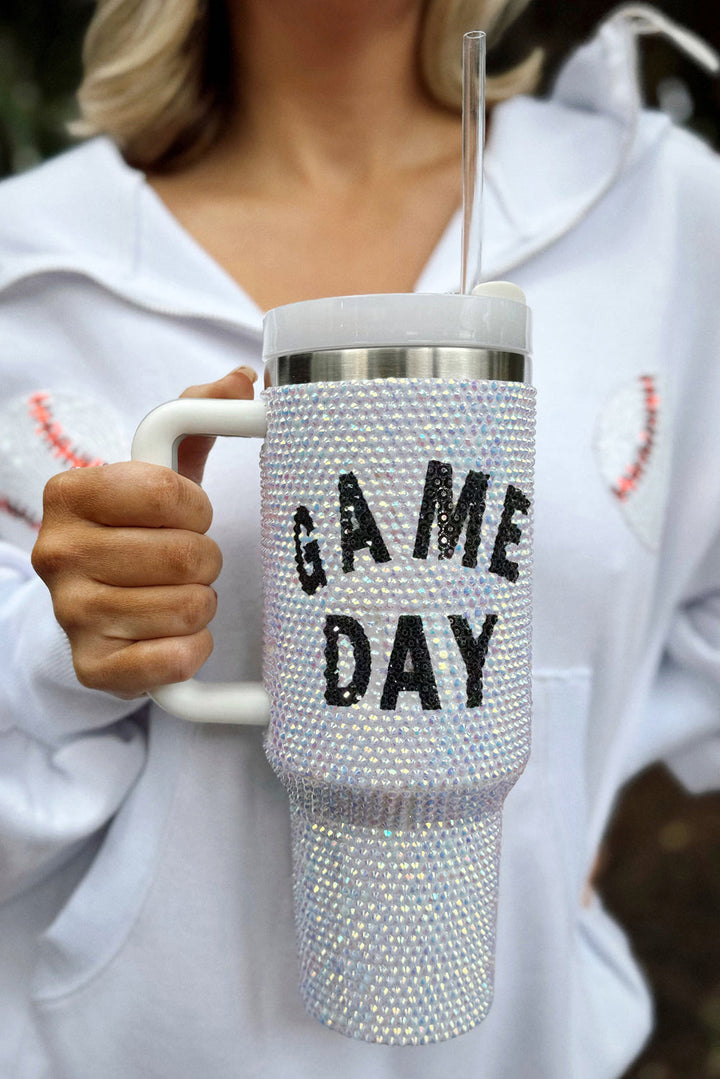 Grand gobelet GAME DAY avec poignée en strass, 1 134 g