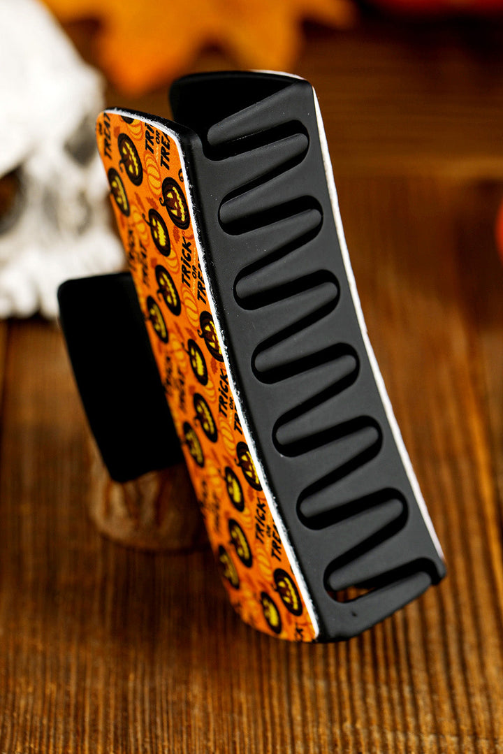 Trick or Treat Halloween Print Hair Clip