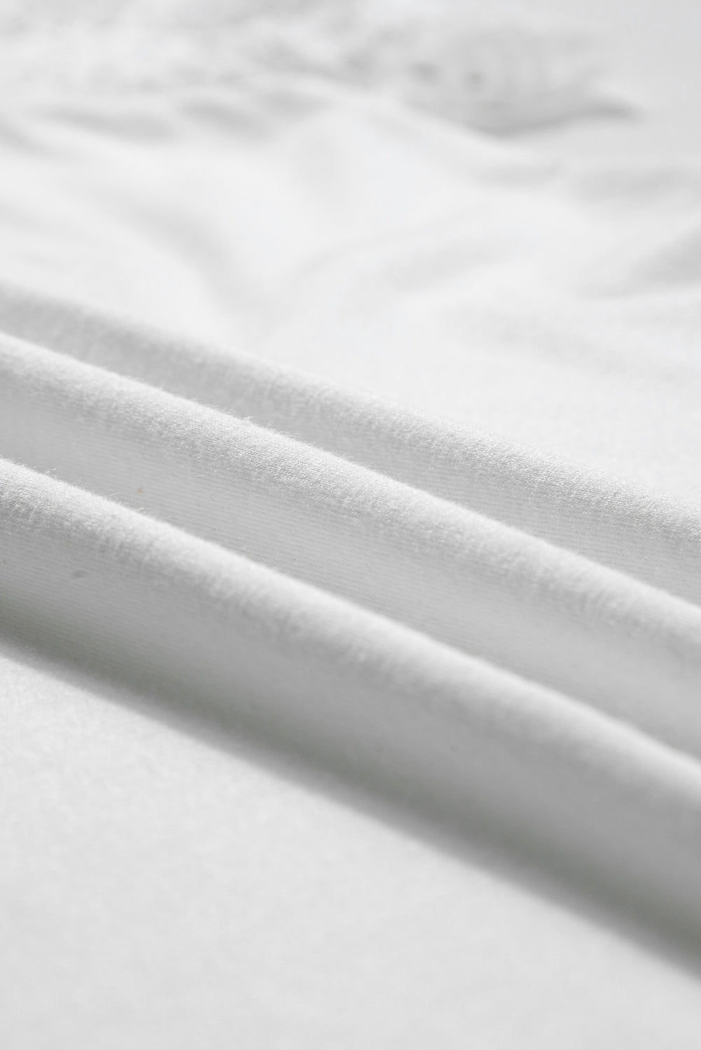 White Seamed Detail Contrast Lace Raglan Sleeve Tee