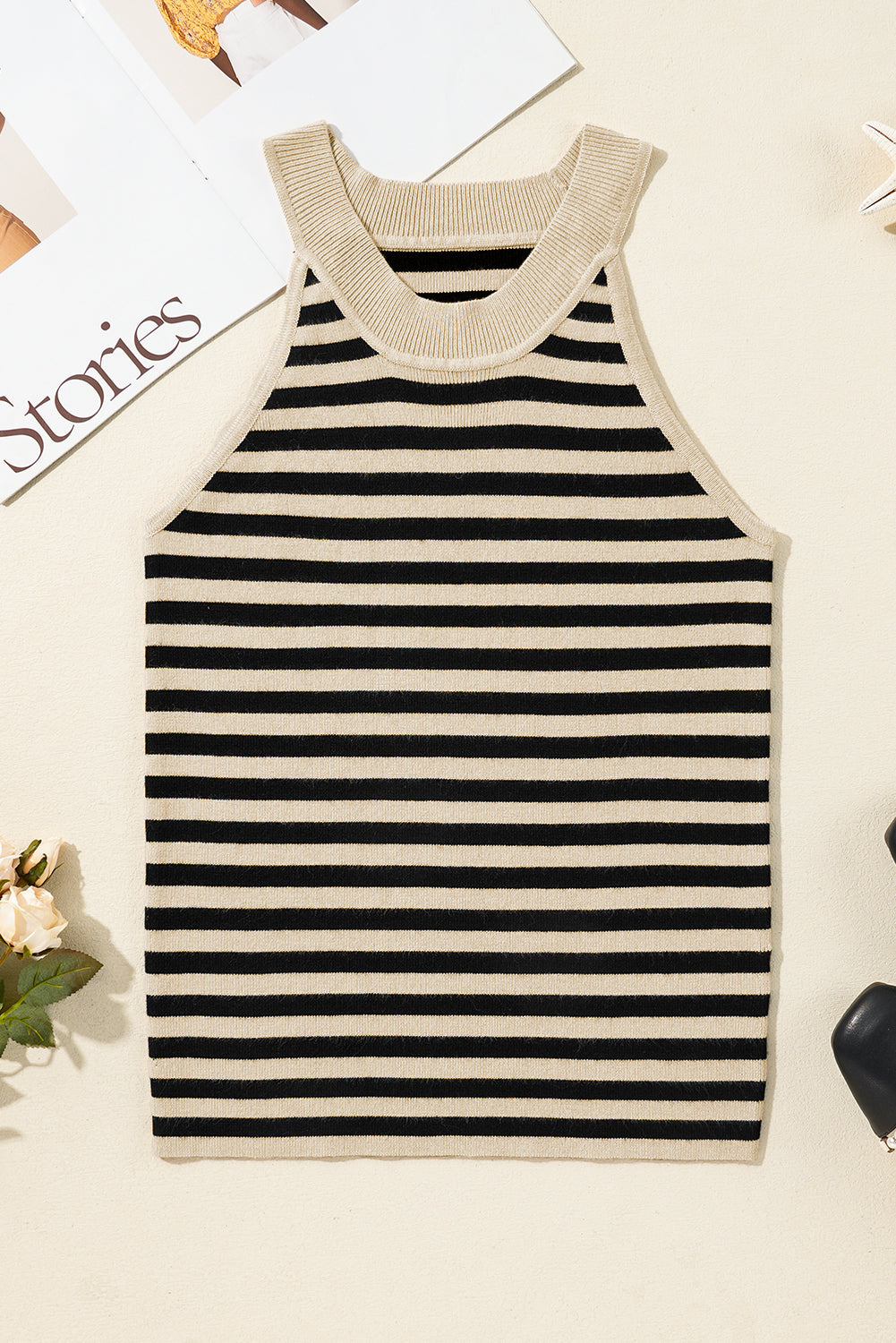 Crew Neck Slim Fit Sweater Vest
