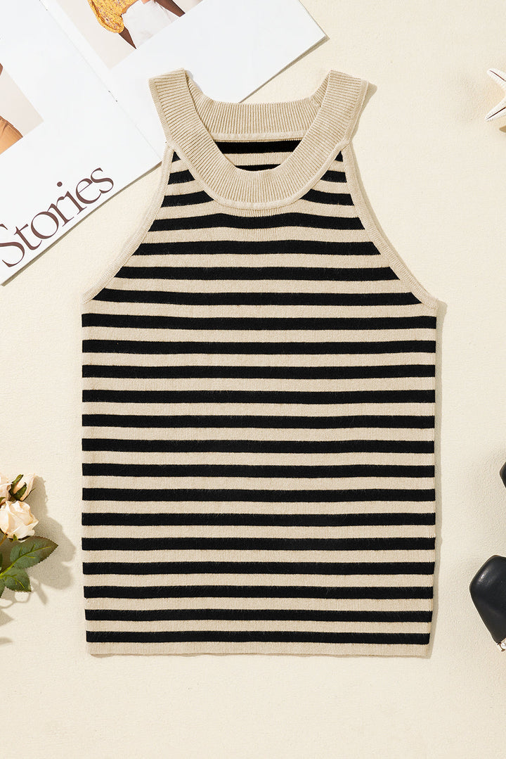 Crew Neck Slim Fit Sweater Vest