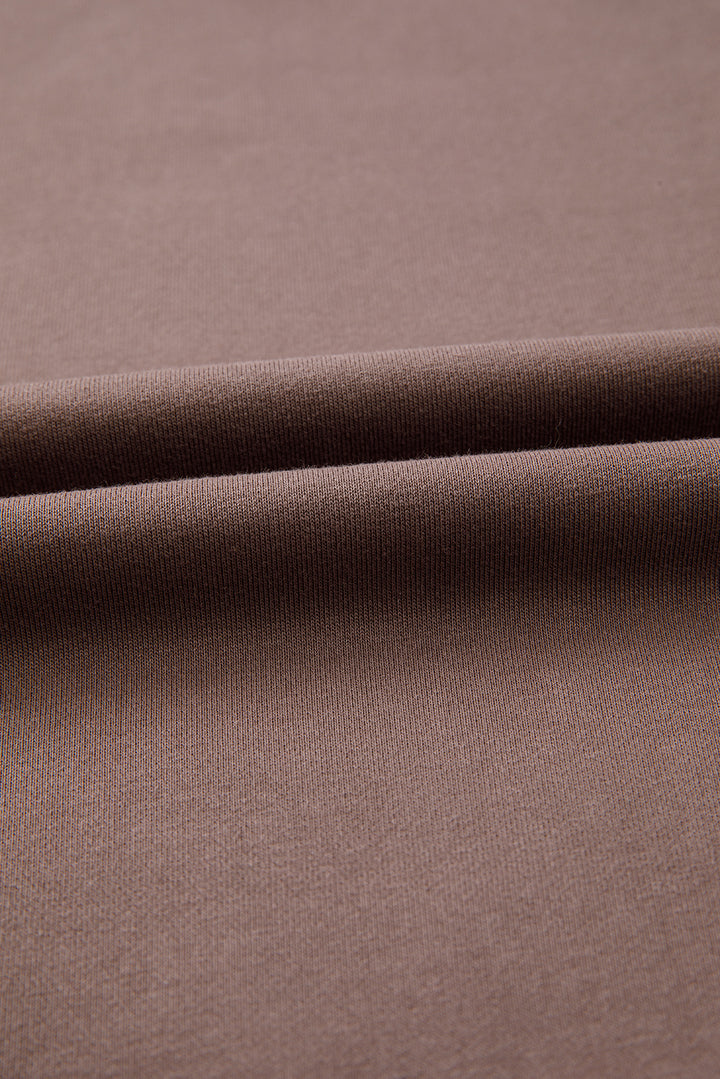 Color Block Drop Shoulder Pullover Casual Sweatshirt