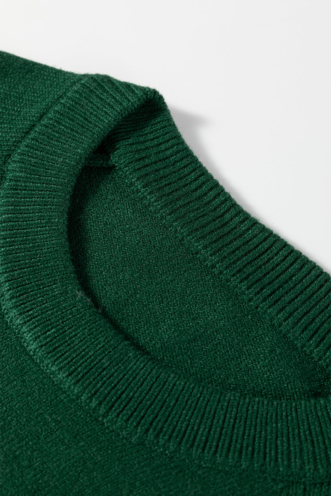 Blackish Green MERRY Letter Pattern Christmas Raglan Sleeve Sweater