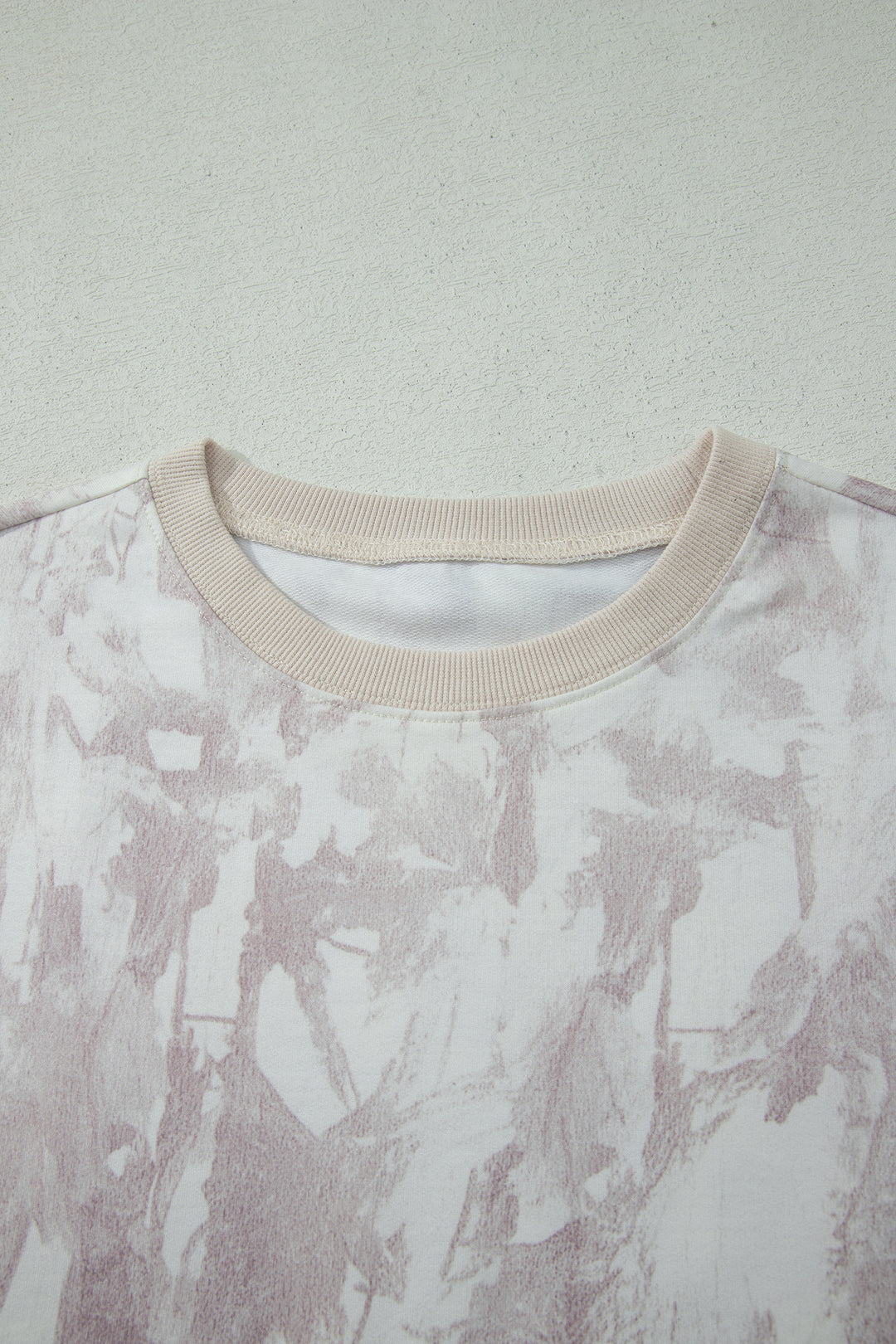 Gray Woodland Camo Print Raw Edge Cropped Top 2pcs Skort Set