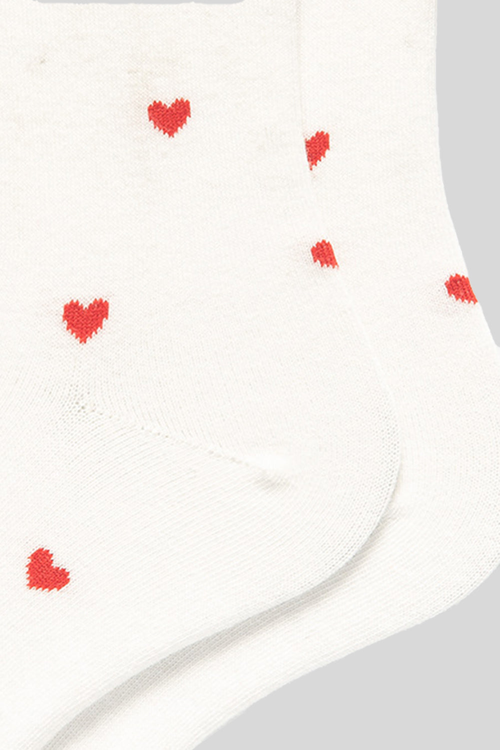 Crew-Socken mit Valentinstags-Herzmuster