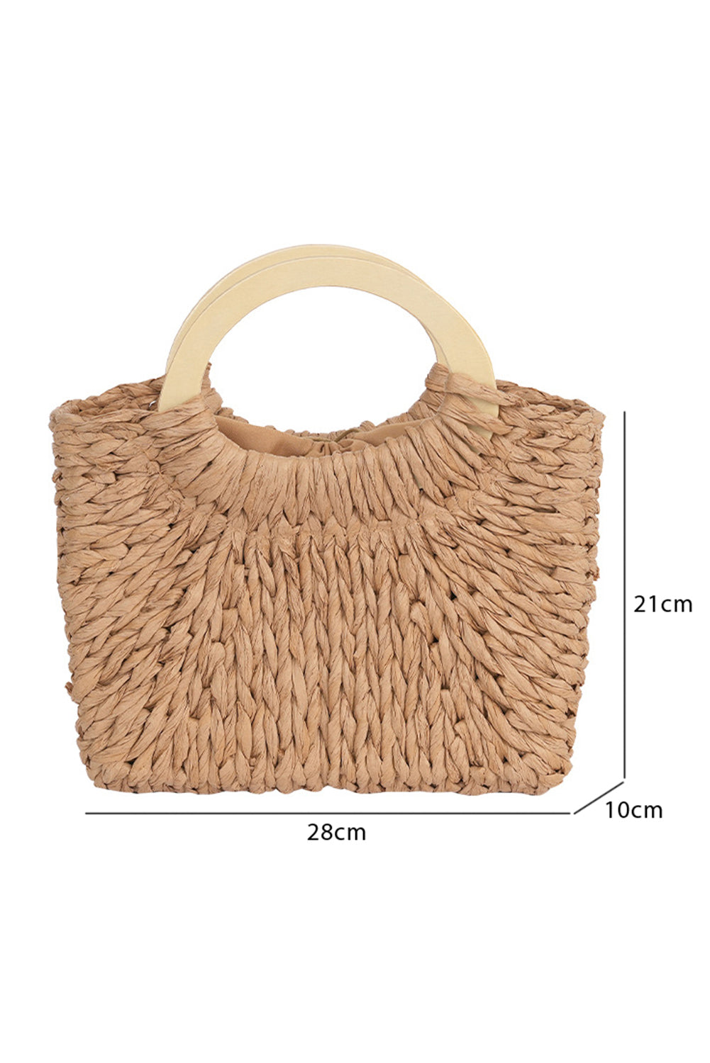 Retro Straw Woven Handle Bag