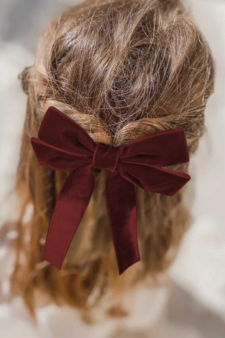 Velvet Bowknot Frenchy Girl Fashion Hair Clip