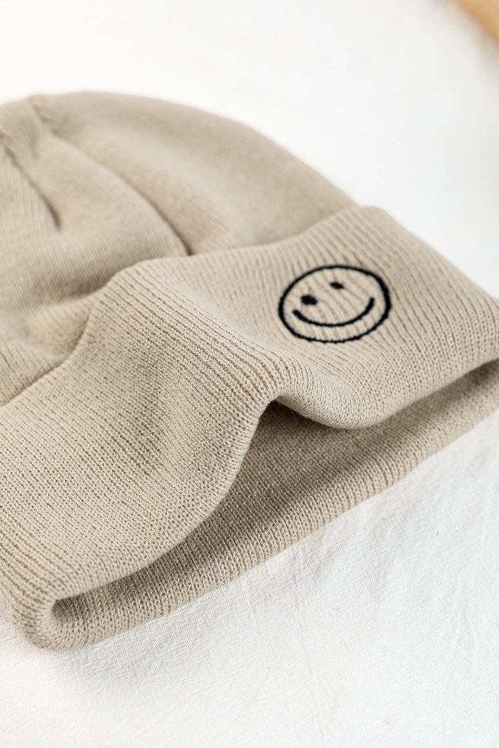 Smiley Face Eaveless Beanie Mützen