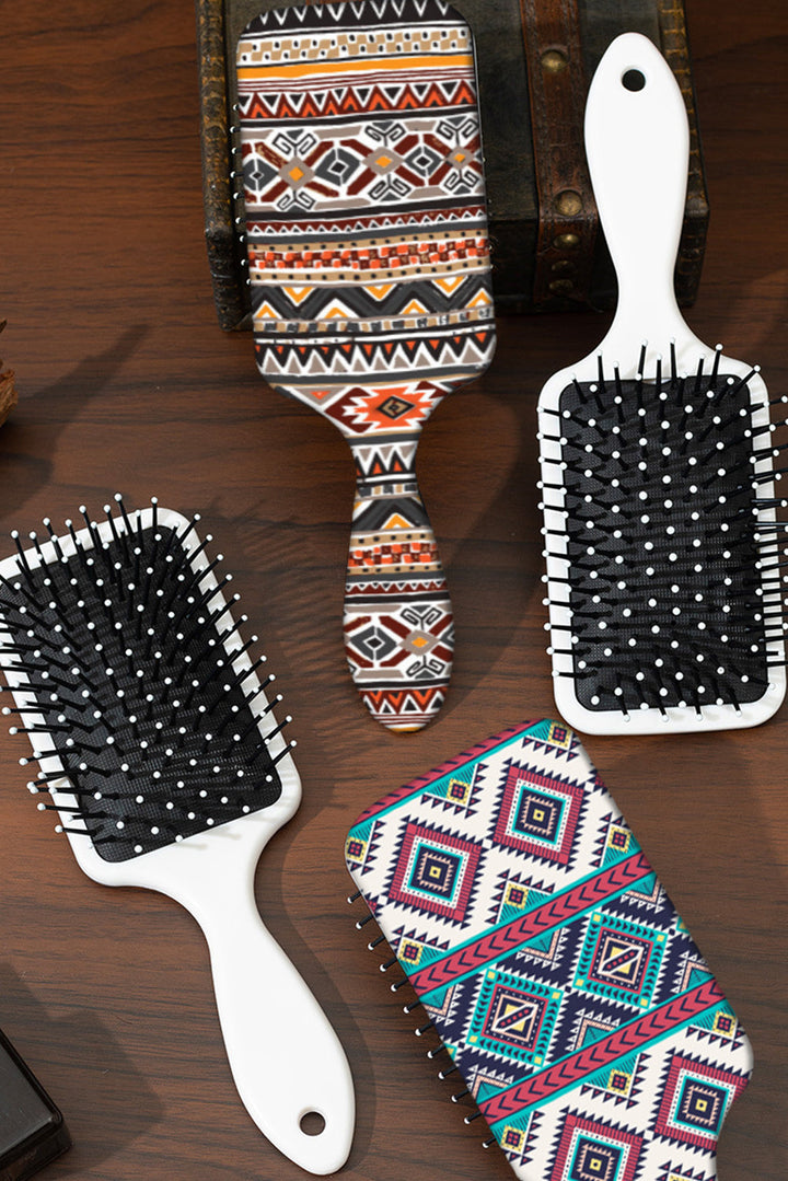 Peigne à coussin d'air antistatique à motif géométrique occidental