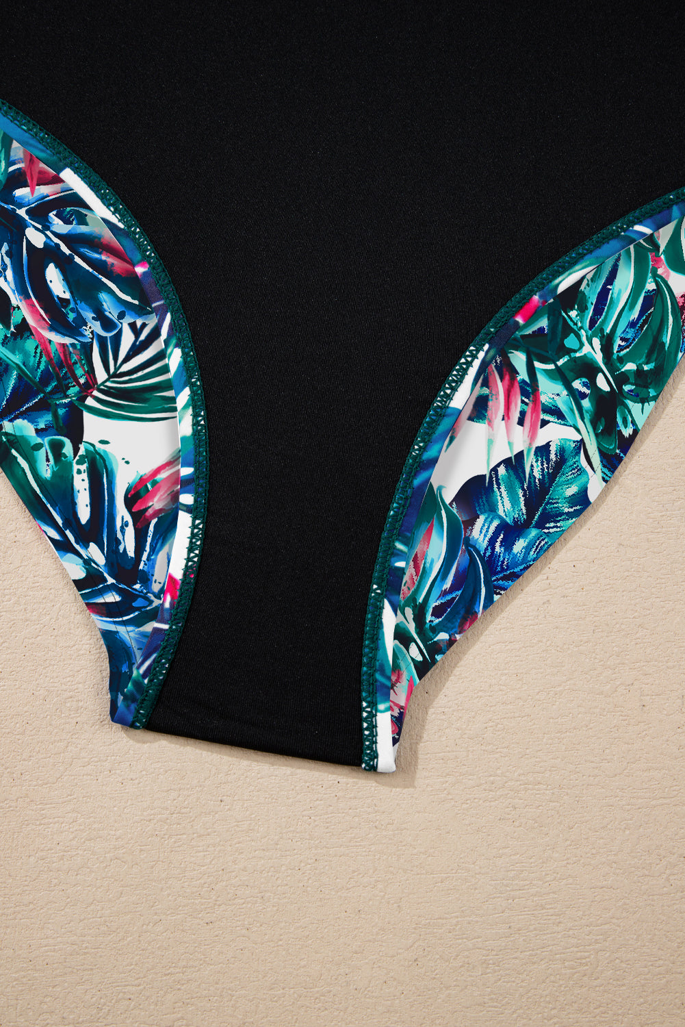 drawstring tummy control mix and match 2pcs tankini swimsuit 2