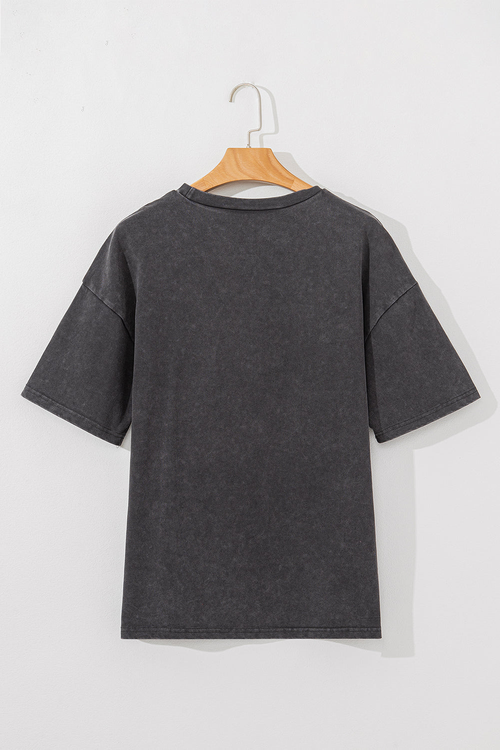 Vintage Cheetah Printed Mineral Wash Graphic Tee