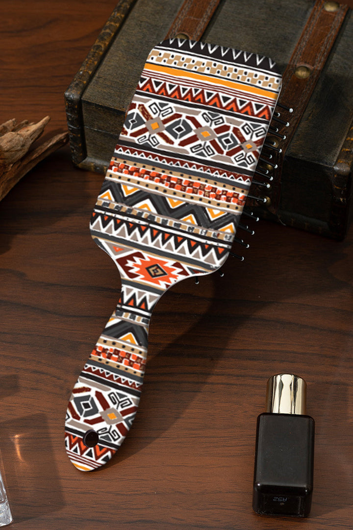 Peigne à coussin d'air antistatique à motif géométrique occidental