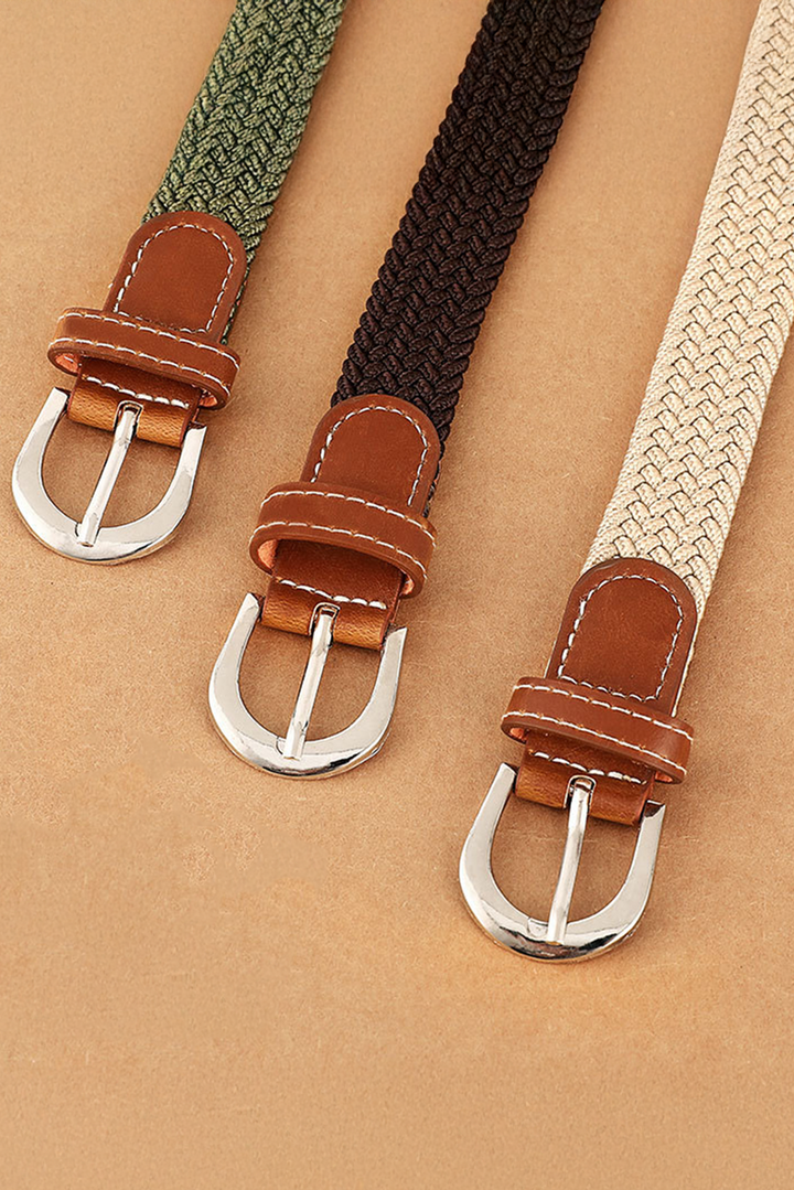 Ceinture en toile tissée de style bohème