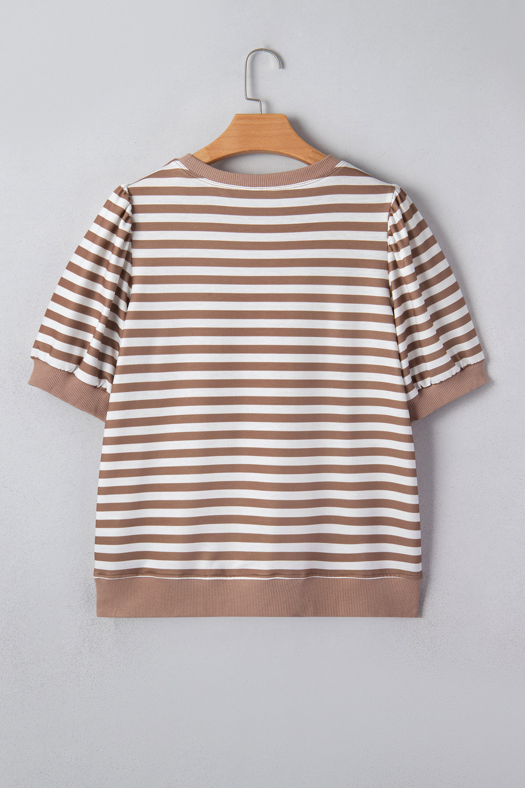 Short Bubble Sleeve T Shirt