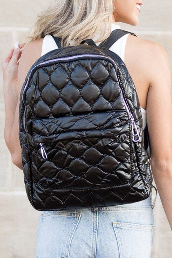 Sac à dos fonctionnel matelassé de grande capacité