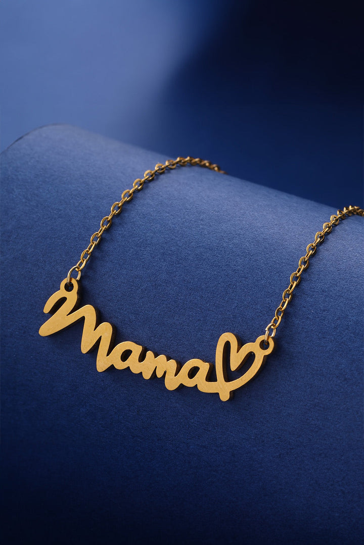 Collier avec pendentif en forme de cœur pour maman