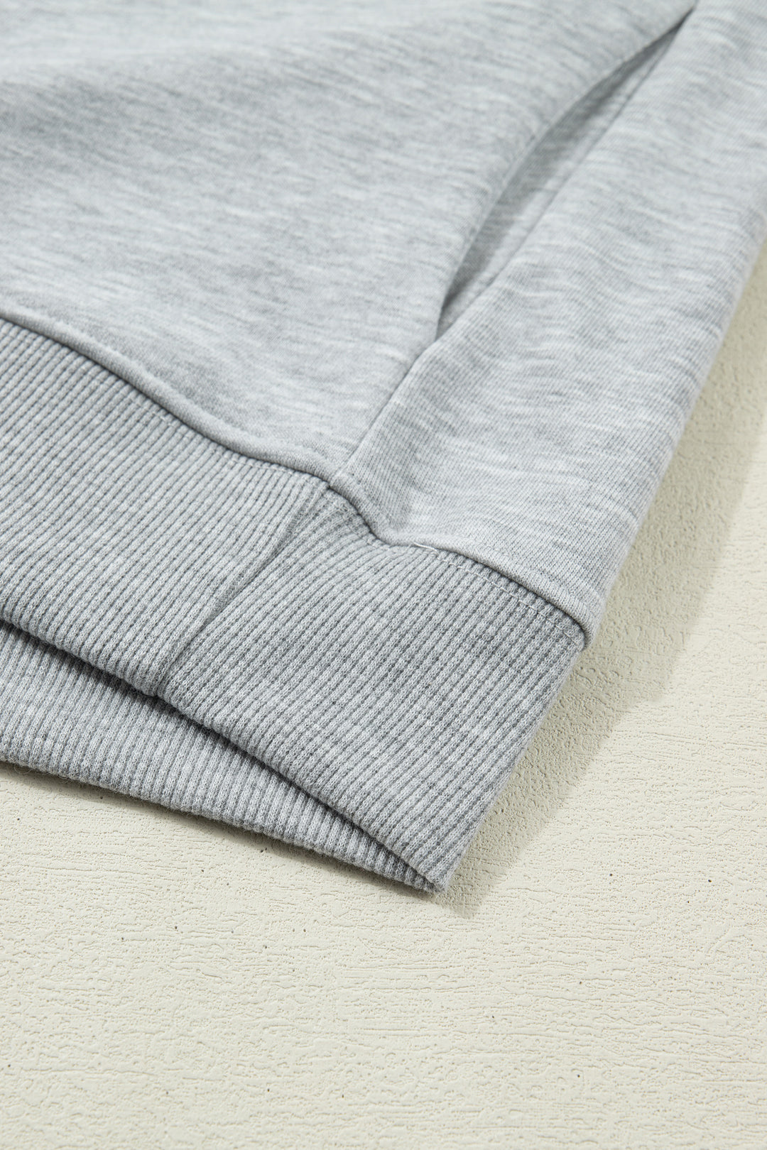 Light Grey Solid Color High Neck Cap Sleeve Loose Top