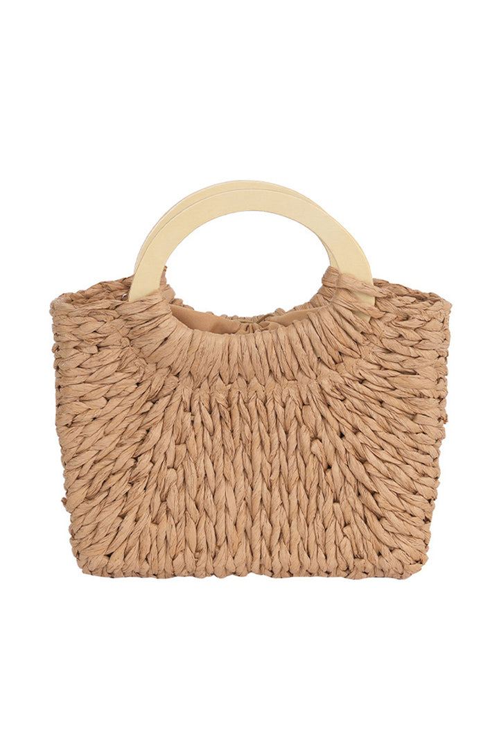 Retro Straw Woven Handle Bag
