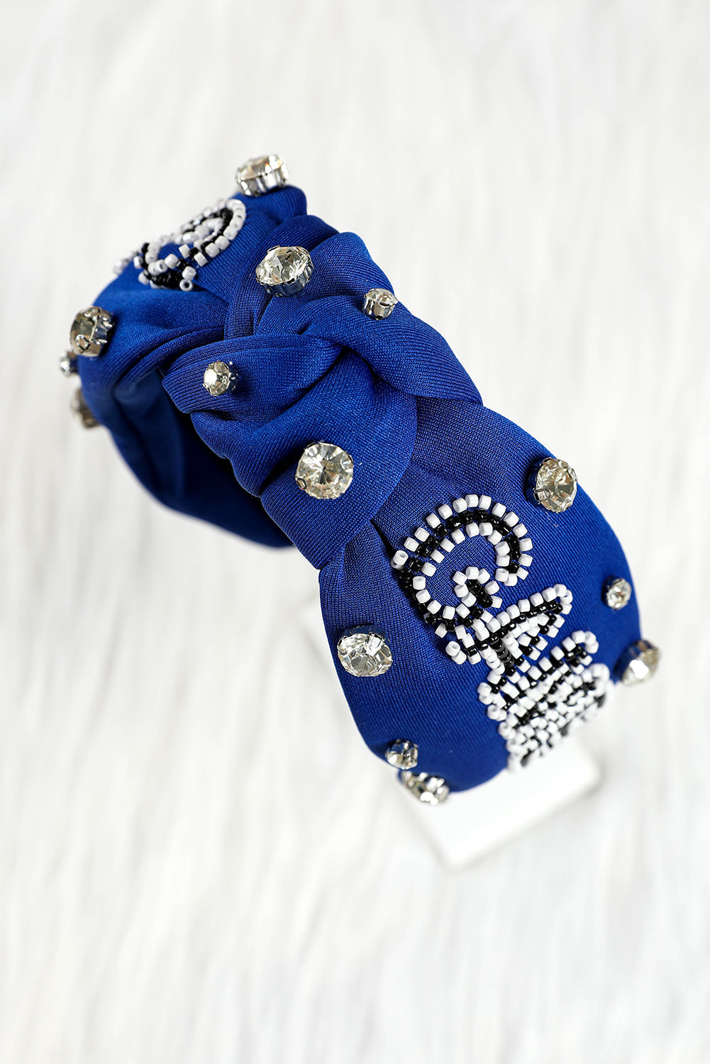 GAME DAY Rugby Football Season Diamond Knotted Headband